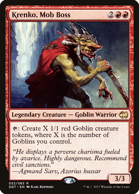 Krenko, Mob Boss - Duel Decks: Merfolk vs. Goblins - 52