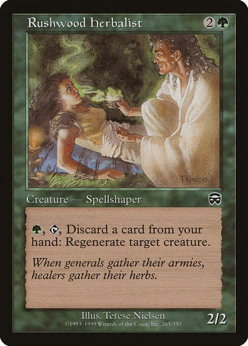 Rushwood Herbalist - Mercadian Masques - 265