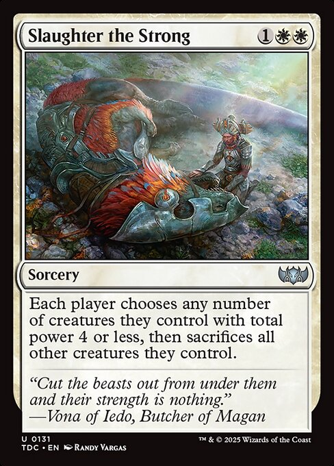 Slaughter the Strong - Tarkir: Dragonstorm Commander - 131