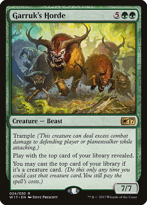 Garruk's Horde - Welcome Deck 2017 - 24