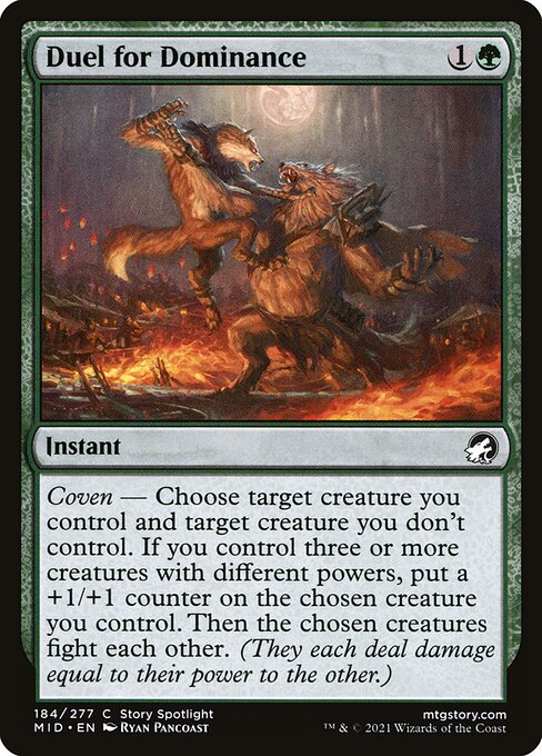 Duel for Dominance - Innistrad: Midnight Hunt - 184