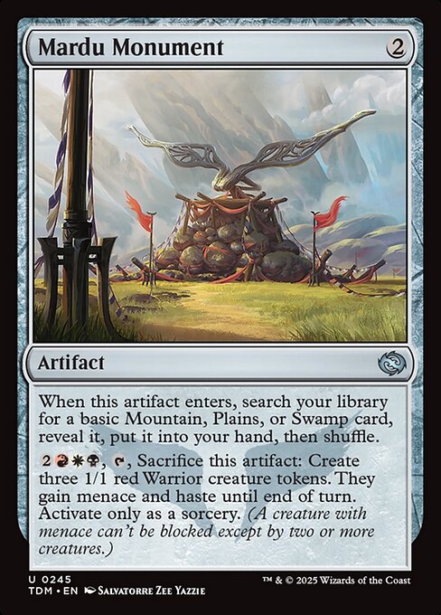 Mardu Monument - Tarkir: Dragonstorm - 245