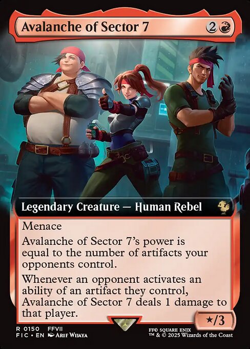 Avalanche of Sector 7 - Final Fantasy Commander - 150