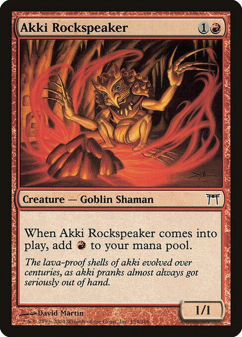 Akki Rockspeaker - Champions of Kamigawa - 154