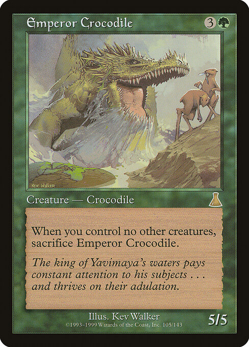 Emperor Crocodile - Urza's Destiny - 105