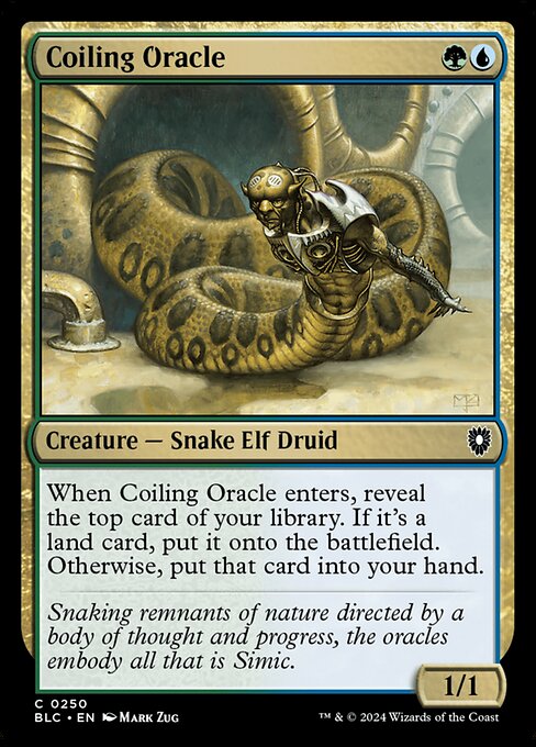 Coiling Oracle - Bloomburrow Commander - 250