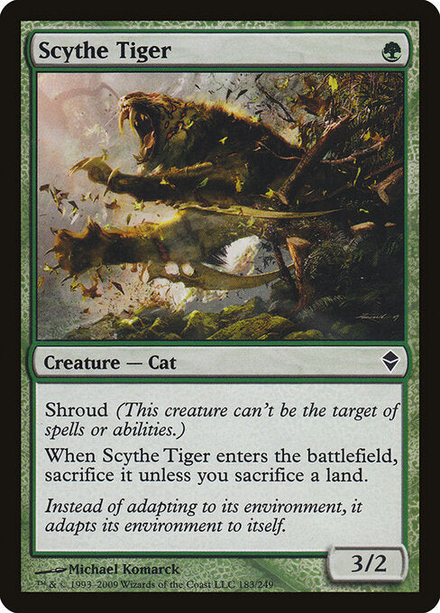 Scythe Tiger - Zendikar - 183