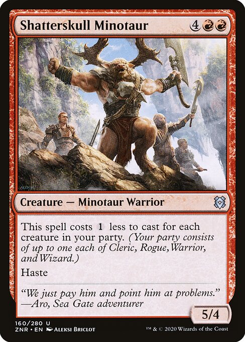 Shatterskull Minotaur - Zendikar Rising - 160