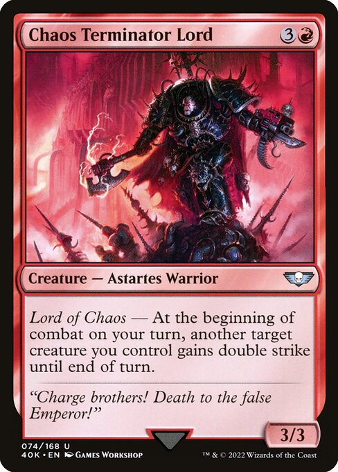 Chaos Terminator Lord - Warhammer 40,000 Commander - 74