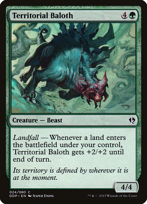 Territorial Baloth - Duel Decks: Zendikar vs. Eldrazi - 24