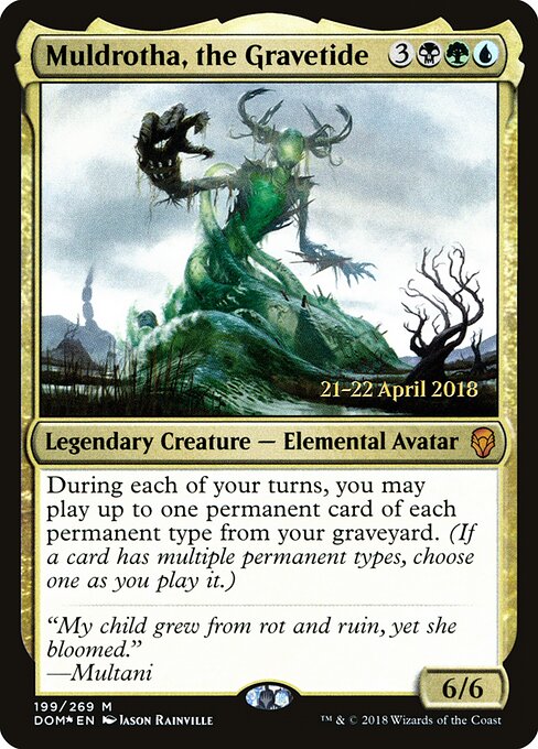 Muldrotha, the Gravetide - Dominaria Promos - 199s