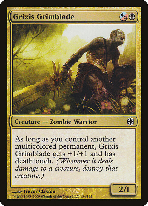 Grixis Grimblade - Alara Reborn - 134