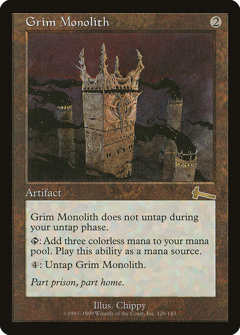 Grim Monolith - Urza's Legacy - 126