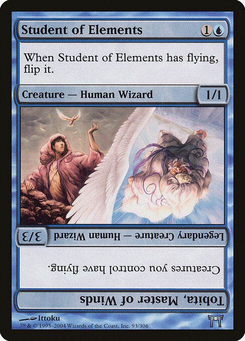 Student of Elements // Tobita, Master of Winds - Champions of Kamigawa - 93