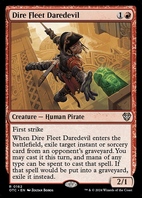 Dire Fleet Daredevil - Outlaws of Thunder Junction Commander - 162