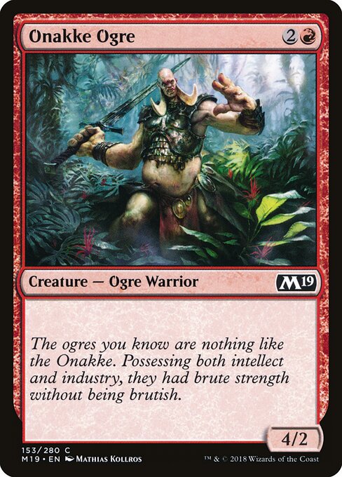 Onakke Ogre - Core Set 2019 - 153