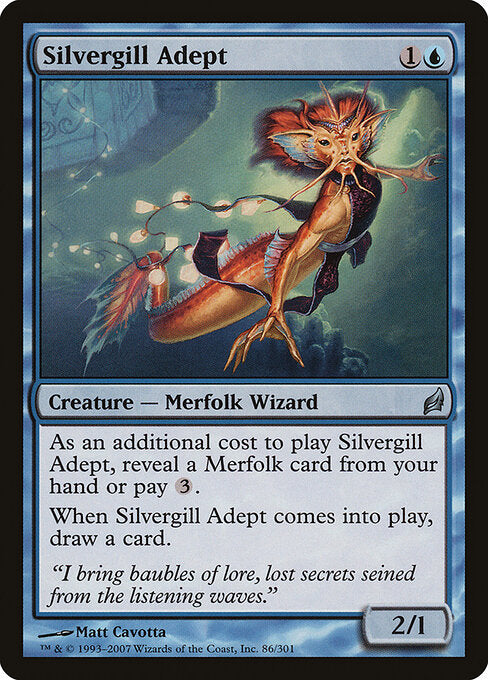 Silvergill Adept - Lorwyn - 86