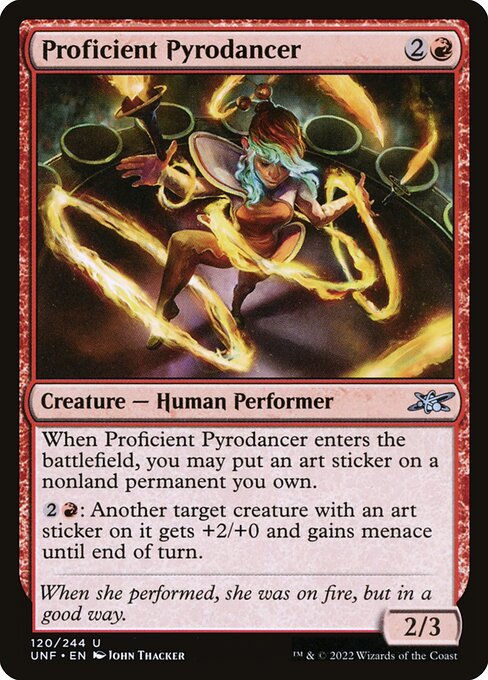 Proficient Pyrodancer - Unfinity - 120