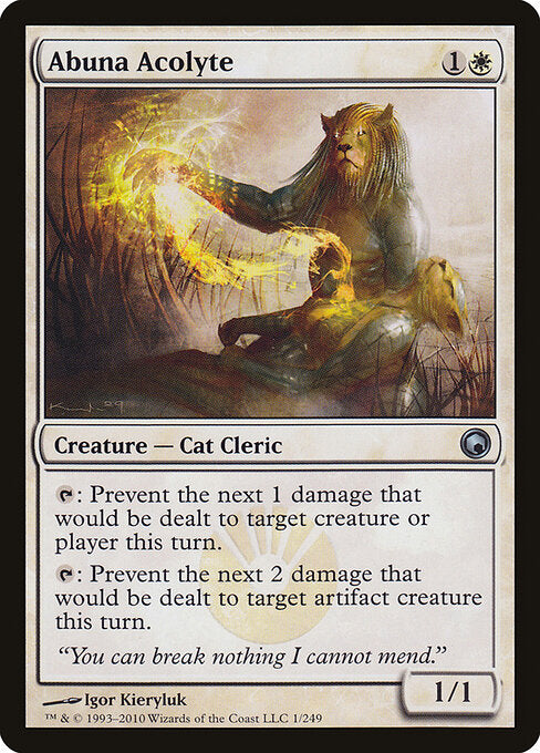 Abuna Acolyte - Scars of Mirrodin - 1