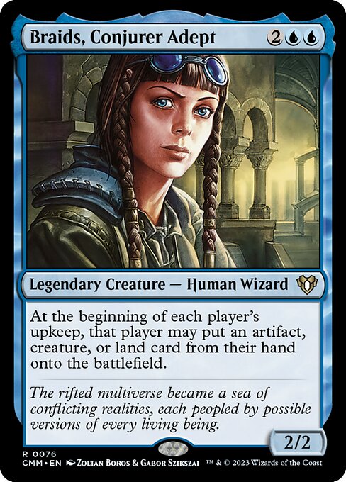 Braids, Conjurer Adept - Commander Masters - 76