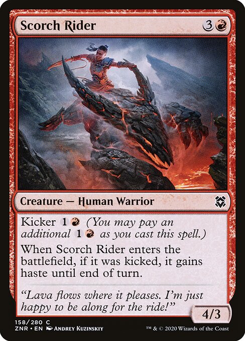 Scorch Rider - Zendikar Rising - 158