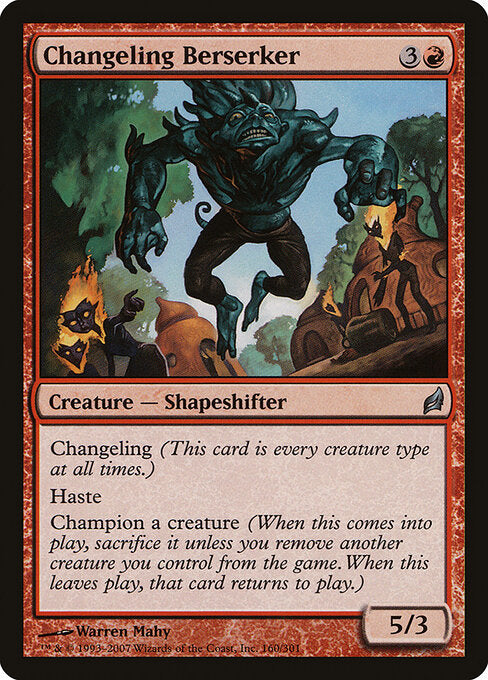 Changeling Berserker - Lorwyn - 160