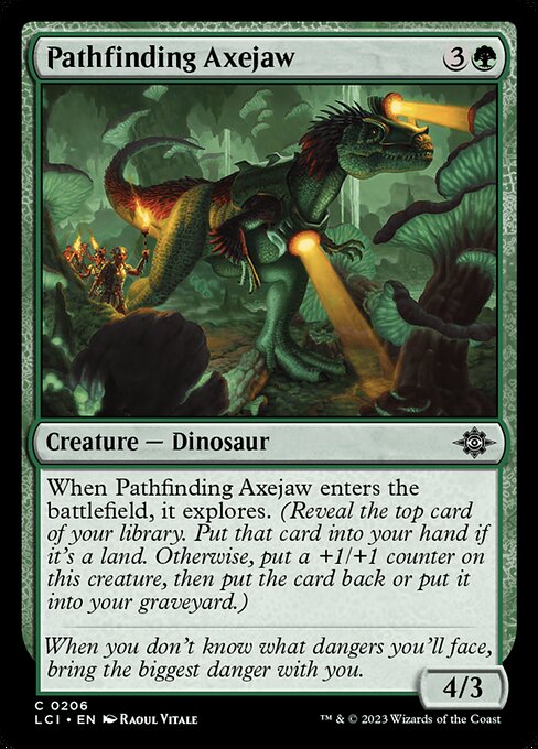 Pathfinding Axejaw - The Lost Caverns of Ixalan - 206