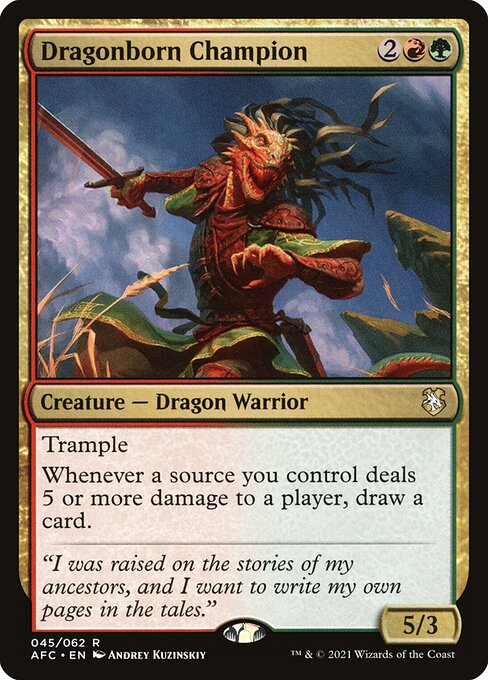 Dragonborn Champion - Forgotten Realms Commander - 45