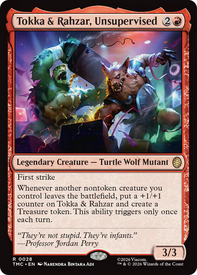 Tokka & Rahzar, Unsupervised [Teenage Mutant Ninja Turtles Commander]