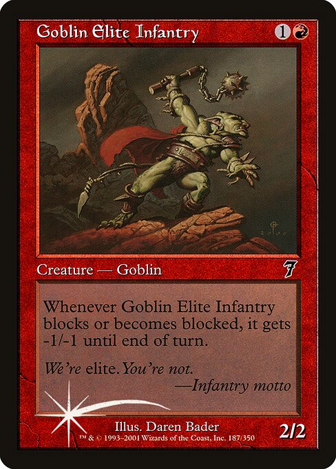 Goblin Elite Infantry - Seventh Edition - 187★