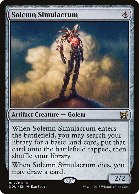 Solemn Simulacrum - Duel Decks: Elves vs. Inventors - 62