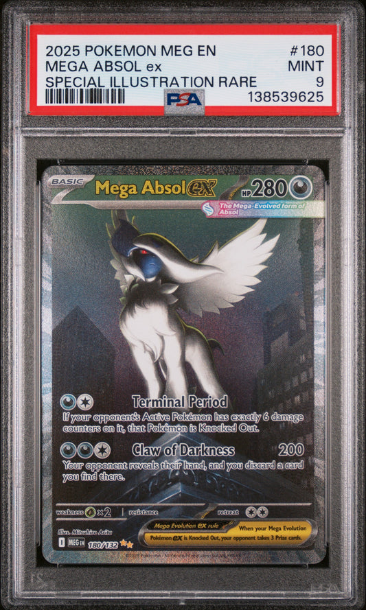 2025 POKEMON MEG EN-MEGA EVOLUTION #180 MEGA ABSOL ex SPECIAL ILLUSTRATION RARE