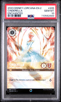 CINDERELLA ENCHANTED 2023 DISNEY LORCANA EN 2-RISE OF THE FLOODBORN PSA GEM MT 10