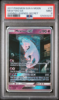 MEWTWO GX SHINING LEGENDS-SECRET 2017 POKEMON SUN & MOON SHINING LEGENDS PSA MINT 9