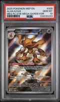 ALAKAZAM MEG PC ETB-MEGA GARDEVOIR 2025 POKEMON MEP EN-ME BLACK STAR PROMO PSA GEM MT 10