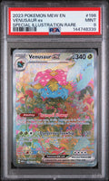 VENUSAUR ex SPECIAL ILLUSTRATION RARE 2023 POKEMON MEW EN-151 PSA MINT 9