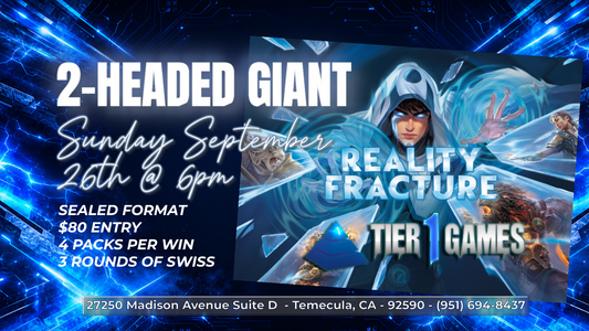 Reality Fracture Prerelease Two-Headed Giant Saturday 6PM