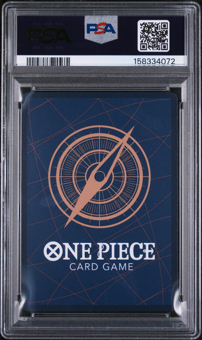 TRAFALGAR LAW ALTERNATE ART 2026 ONE PIECE OP14-EB04-THE AZURE SEA'S SEVEN PSA GEM MT 10