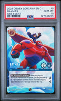 BAYMAX SIDE EVENT 2024 DISNEY LORCANA EN C1-LORCANA CHALLENGE PROMO PSA GEM MT 10