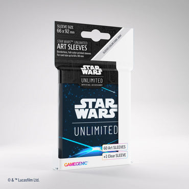 Sleeves: Star Wars Unlimited - Card Back - Blue