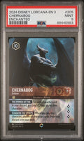CHERNABOG ENCHANTED 2024 DISNEY LORCANA EN 3-INTO THE INKLANDS PSA MINT 9