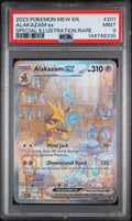 ALAKAZAM ex SPECIAL ILLUSTRATION RARE 2023 POKEMON MEW EN-151 PSA MINT 9