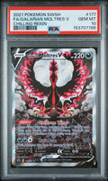 FA/GALARIAN MOLTRES V CHILLING REIGN 2021 POKEMON SWORD & SHIELD CHILLING REIGN PSA GEM MT 10