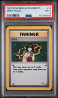ERIKA-HOLO 2000 POKEMON GYM HEROES PSA MINT 9