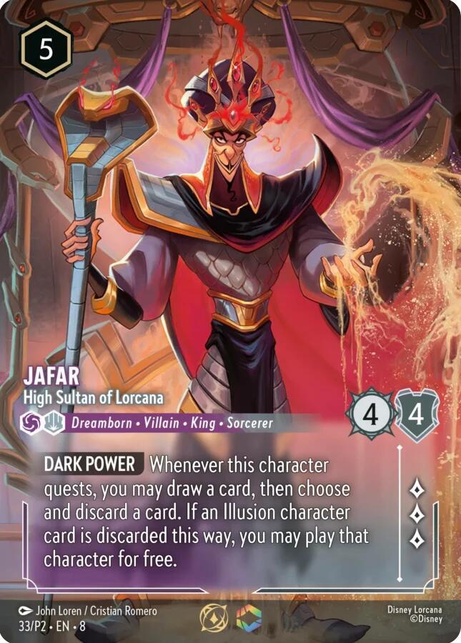 Jafar - High Sultan of Lorcana (Store Championship) (33/P2) [Promo Cards]