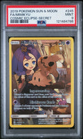 FA/MIMIKYU COSMIC ECLIPSE-SECRET 2019 POKEMON SUN & MOON COSMIC ECLIPSE PSA MINT 9