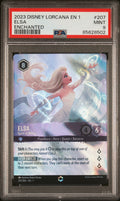 ELSA ENCHANTED 2023 DISNEY LORCANA EN 1-THE FIRST CHAPTER PSA MINT 9