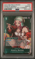 JEWELRY BONNEY TOURNAMENT PK.VOL.3-WINNER 2023 ONE PIECE PROMOS PSA GEM MT 10