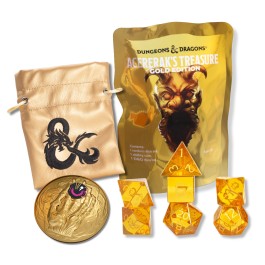 Mystery Dice Set D&D Acererak's Treasure : Gold Edition