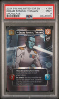 GRAND ADMIRAL THRAWN SHOWCASE 2024 STAR WARS: UNLIMITED SPARK OF REBELLION PSA MINT 9